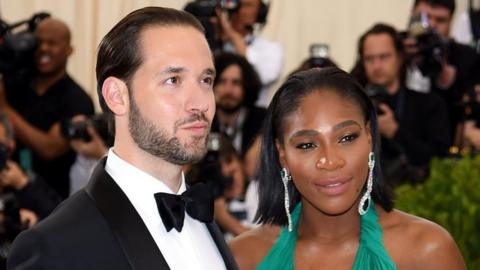 Alexis Ohanian and Serena Williams