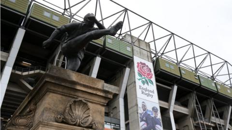 The view outside Twickenham Stadium