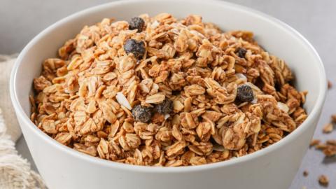 Granola in a bowl