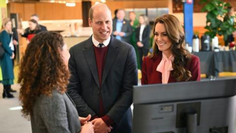 William and Kate visit Greentown Labs in Boston