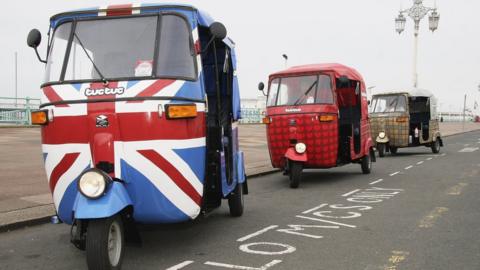 Tuk-tuks in Brighton in 2006