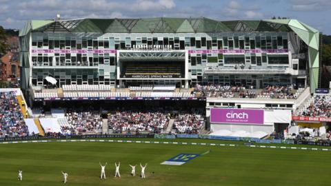 A general view of Headingley stadium during an England Test match