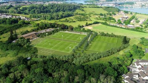 Planned new Plymouth Argyle training ground