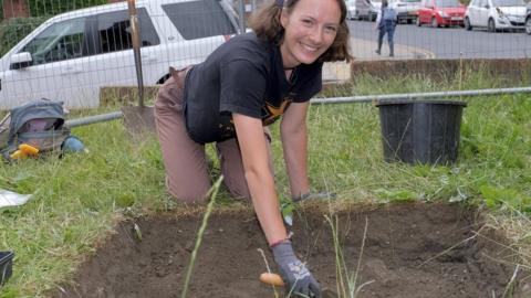 Excavation work carried out as part of Big Ideas by the Sea