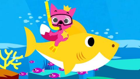 Still taken from Pinkfong's Baby Shark music video