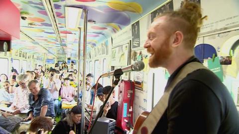 Newton Faulkner on the DMZ peace train