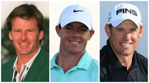 Nick Faldo, Rory McIlroy & Lee Westwood