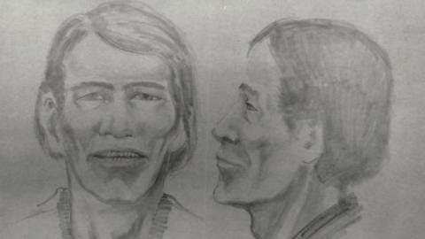 A police sketch showing the likeness of Luis Alonso Paredes