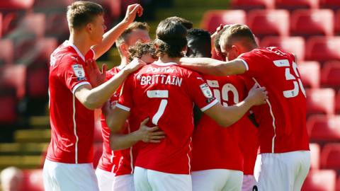 Barnsley celebrate winner