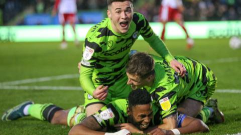 Forest Green Rovers celebrate