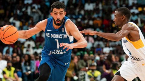 Oussama Marnaoui of US Monastir in action during the BAL in 2022