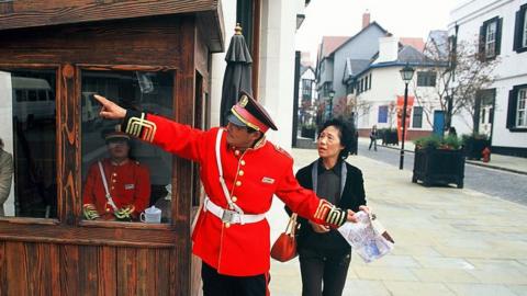 A picture from Thames Town near Shanghai in 2008