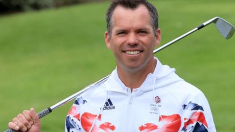 Paul Casey in GB Olympics kit