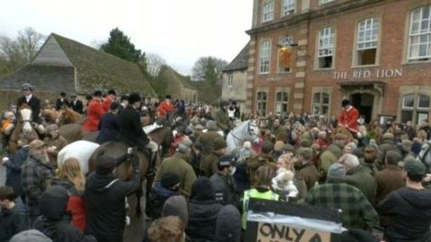 Avon Vale hunt clash