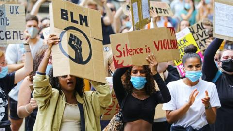 BLM protest in Brighton