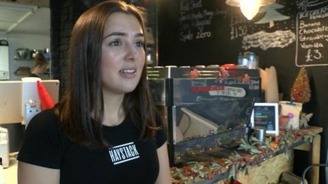 Bethan Roberts, co-owner The Haystack cafe in Swansea