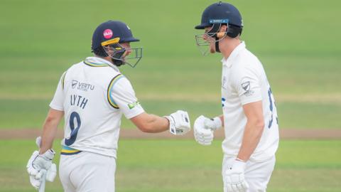 Adam Lyth and Fin Bean racked up their highest stand in their nine matches opening together