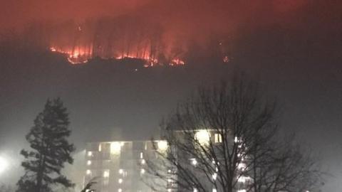 Wildfire in Gatlinburg