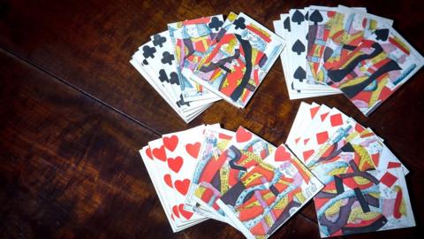 Rare 17th Century playing cards