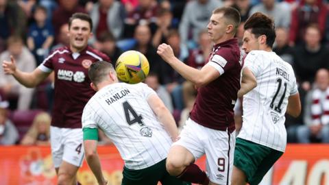 Hearts and Hibs served up an entertaining goalless draw on Sunday