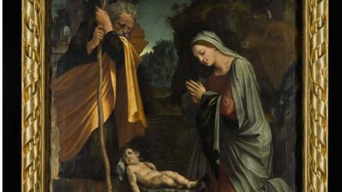 The Nativity by Baldassare Tommaso Peruzzi