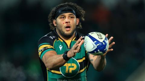 Northampton Saints' Lewis Ludlam