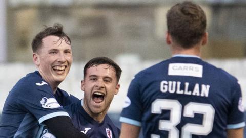 Raith Roves celebrate