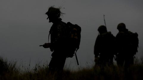 Training exercise at the camp from 2009