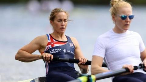 Helen Glover and Polly Swann