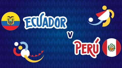 Ecuador v Peru badge graphic