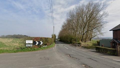 Blind Foot Road and Mossborough Road