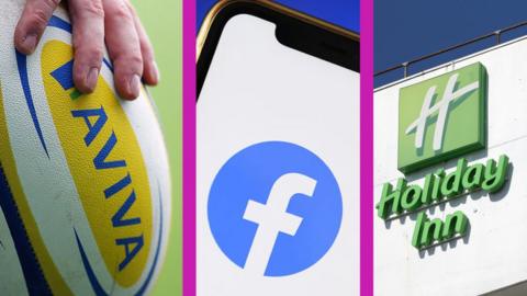 Aviva Facebook and Holiday Inn brands