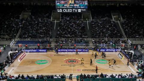 Panathinaikos and Barcelona in Athens