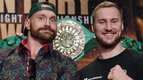 Tyson Fury and Otto Wallin