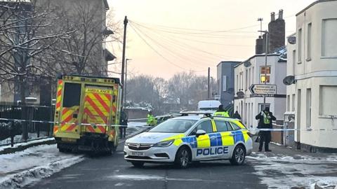 Scene of police cordon