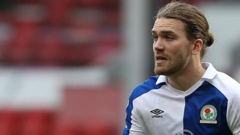 Sam Gallagher in action for Blackburn Rovers