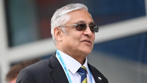 Yorkshire chair Lord Patel at Headingley