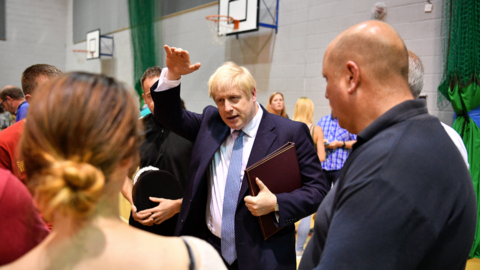 Boris Johnson meets the public