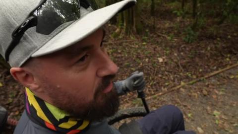 Martin Hibbert in Tanzania about to climb Mount Kilimanjaro