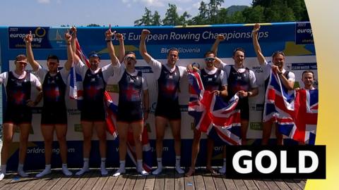 GB Men's Eight team