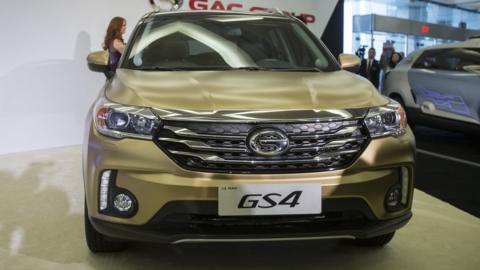 Trumpchi GS4 at the Detroit Auto Show