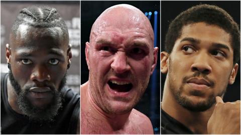 Deontay Wilder, Tyson Fury & Anthony Joshua