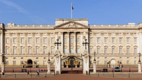 File image of the railings outside Buckingham Palace