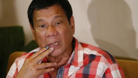 Philippines President Rodrigo Duterte (9 May 2016)