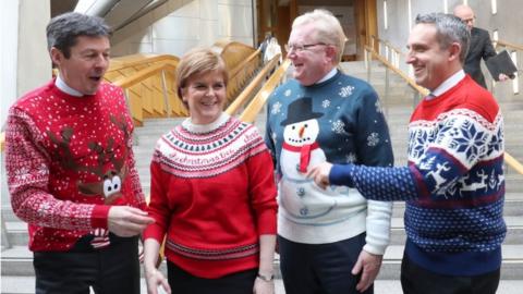 Politicians in jumpers