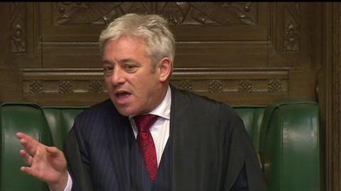 Commons Speaker John Bercow