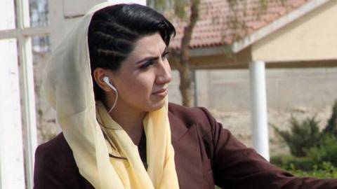 Shazia Haya before she left Afghanistan