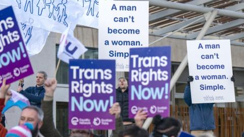 Trans protest