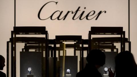 Logo for Richemont watch brand Cartier