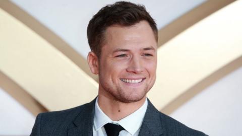 Taron Egerton, at the 'Kingsman: The Golden Circle' world premiere